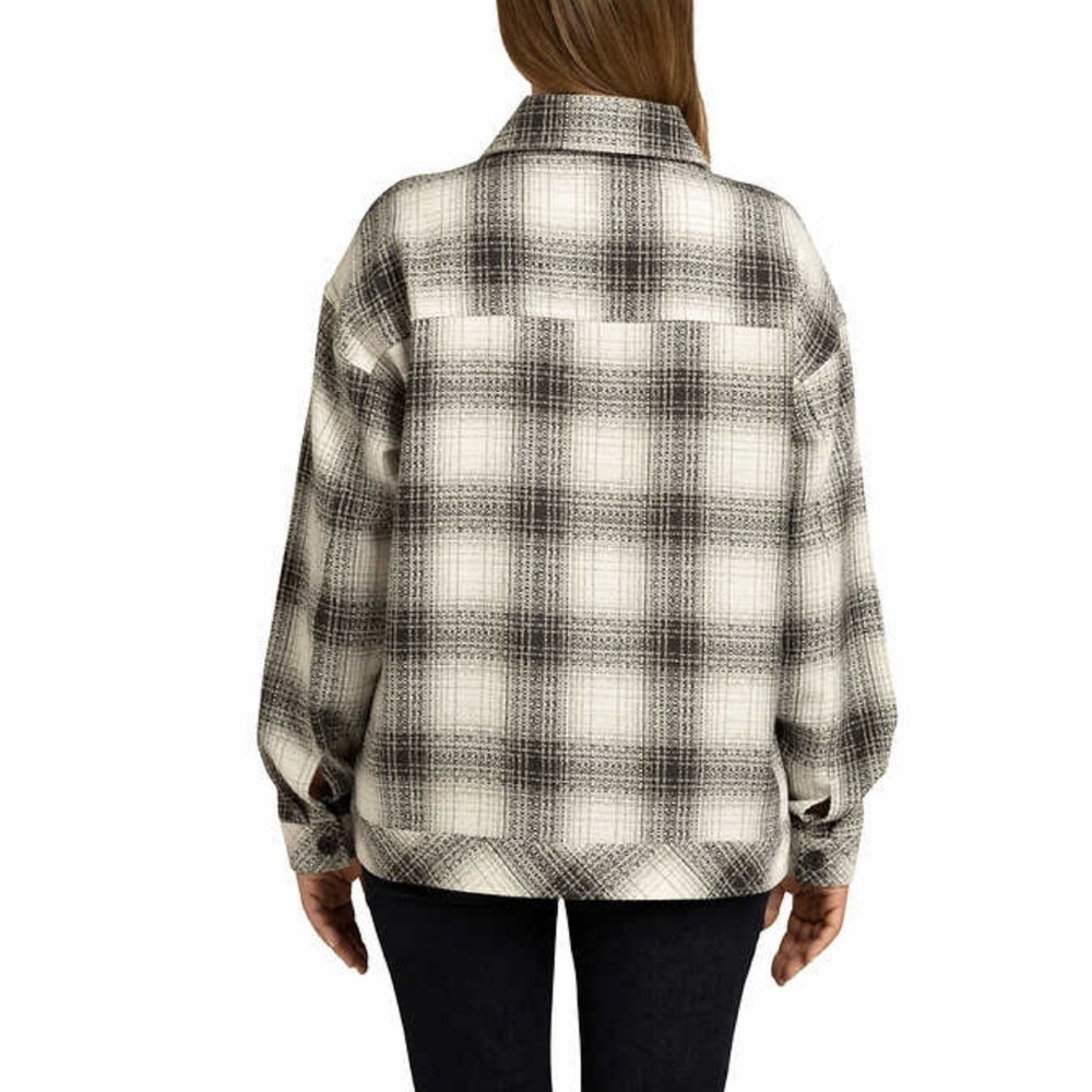 NWT Boston Traders Ladies' Shirt Jacket, Gray - Size XL - Picture 4 of 6